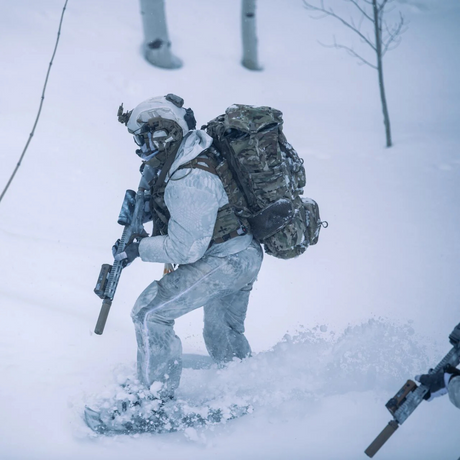 Sac à dos tactique Eberlestock Terminator 102 L renforcé avec cadre Intex-II et housse de pluie