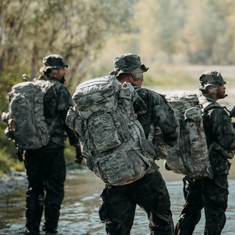 Sac à dos tactique Eberlestock Terminator 102 L renforcé avec cadre Intex-II et housse de pluie