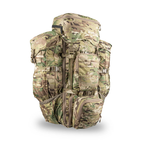 Sac à dos tactique Eberlestock Terminator 102 L renforcé avec cadre Intex-II et housse de pluie