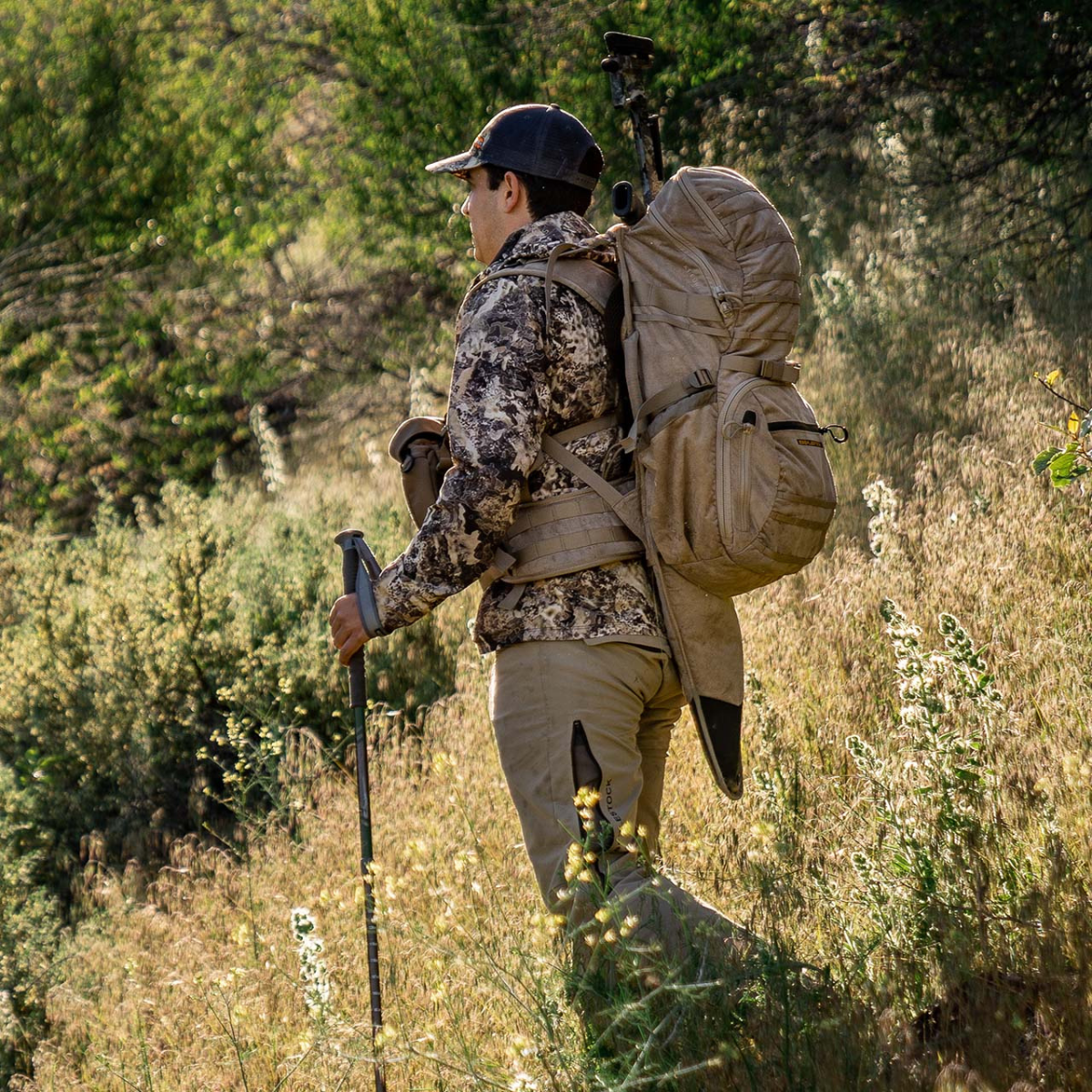 Sac à dos tactique Eberlestock X1 Euro 34 L avec fourreau d'arme pleine largeur et cloison repliable