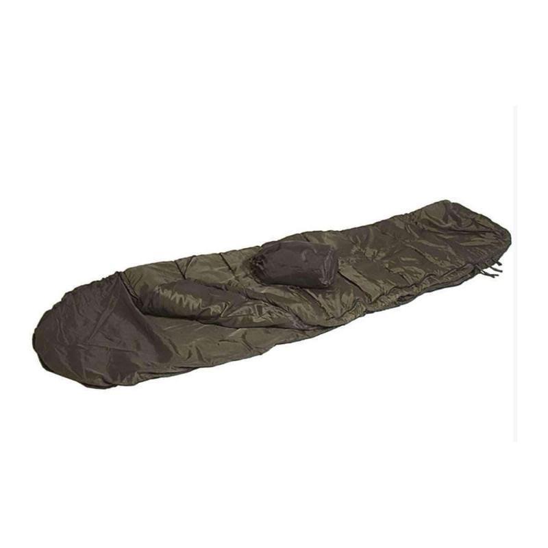 Sac de couchage Mil-Tec Commando Été format momie polyester confort +15 °C extrême +10 °C