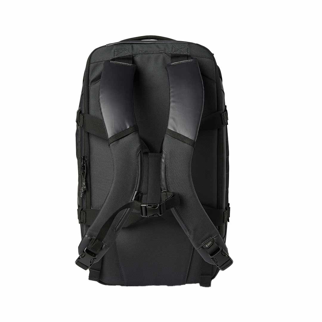 Sac de voyage AllHaula Duffel 45 L 5.11 Tactical bretelles escamotables rabat tempête