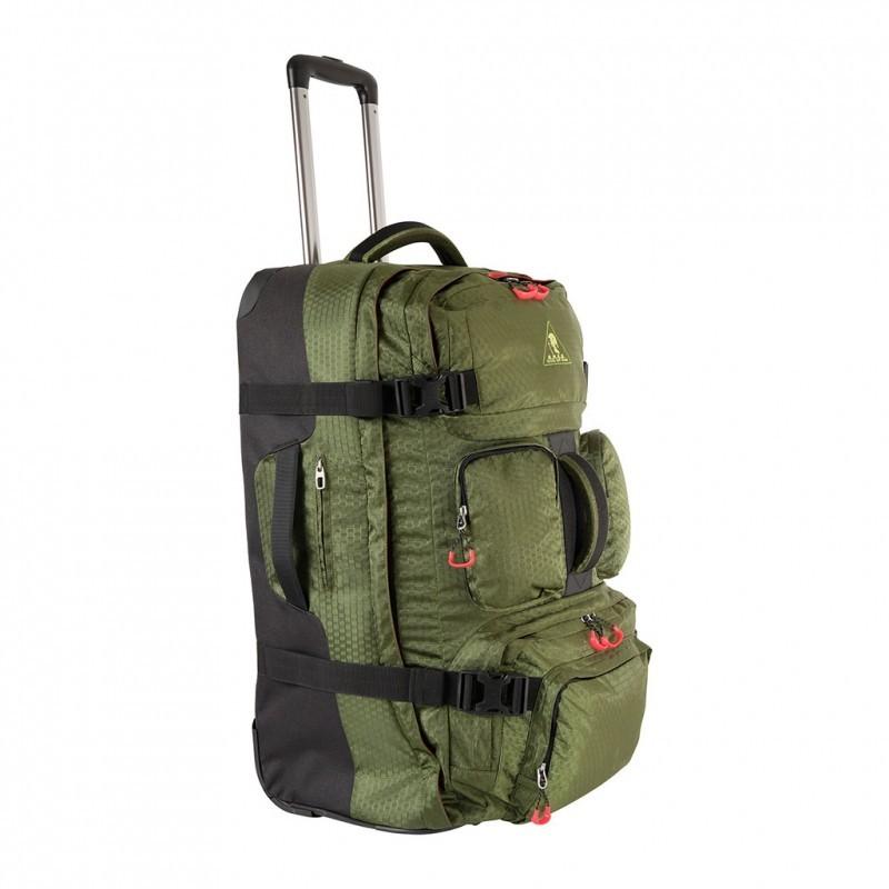 Sac de voyage Ares Elite Case 85L à roulettes, poignée rétractable métal, 65 × 40 × 30 cm