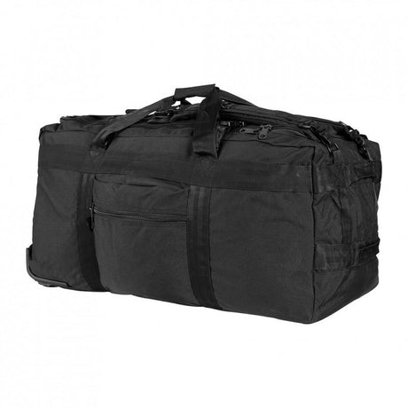 Sac de voyage Ares à roulettes 120L, compartiment central à ouverture totale, bretelles sac à dos