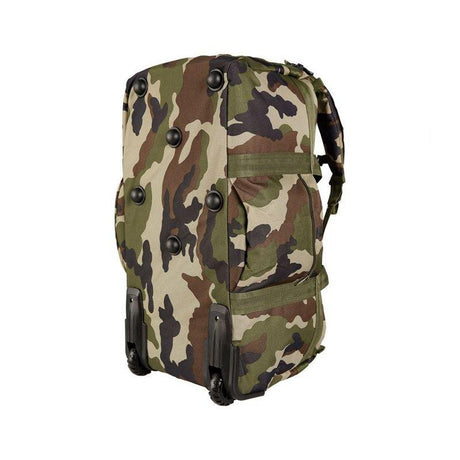 Sac de voyage Ares à roulettes 120L, compartiment central à ouverture totale, bretelles sac à dos