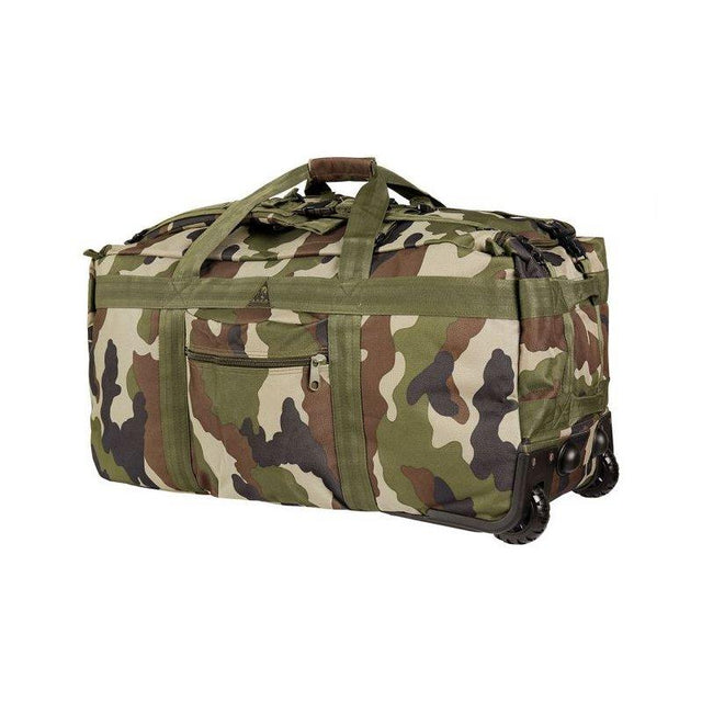 Sac de voyage Ares à roulettes 120L, compartiment central à ouverture totale, bretelles sac à dos