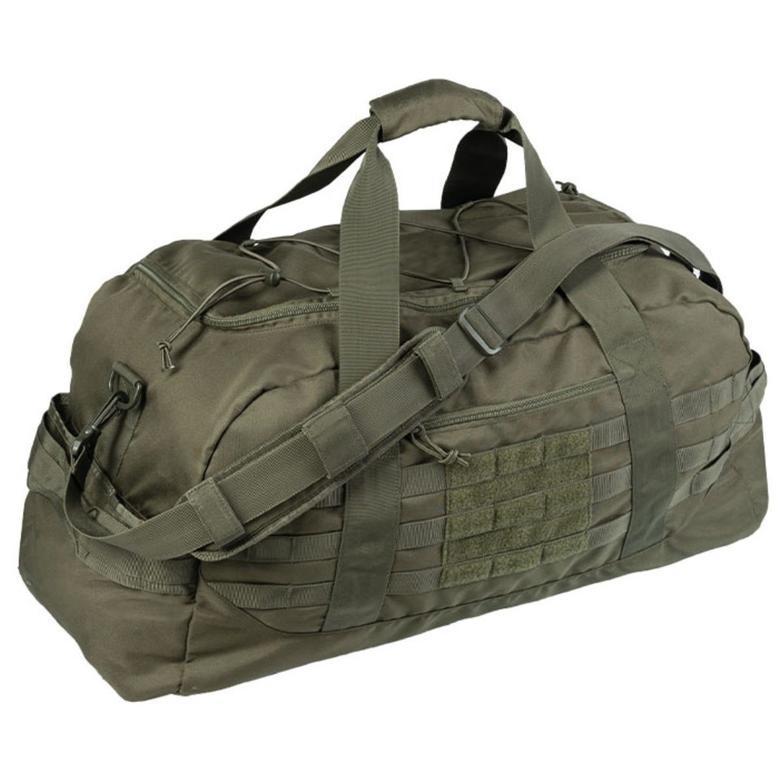 Sac de voyage Mil-Tec Cargo Combat 54L polyester enduit PU avec MOLLE et bandoulière amovible