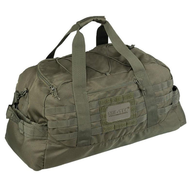 Sac de voyage Mil-Tec Cargo Combat 54L polyester enduit PU avec MOLLE et bandoulière amovible