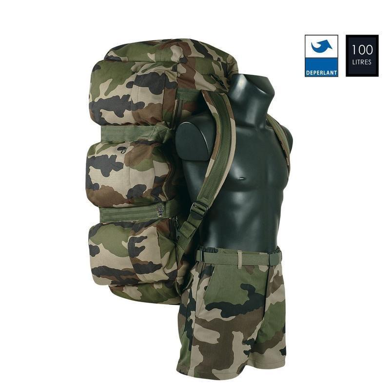 Sac de voyage Opex OTAN 100 L en polyester déperlant, 8 poches extérieures