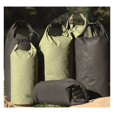 Sac étanche Mil-Tec Titan 10 litres en bâche PVC-polyester avec fermeture roll-top et D-Ring