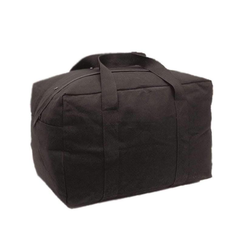 Sac voyage Mil-Tec type TAP 77L 100 % coton 60 × 35 × 30 cm avec fermeture éclair masquée par boutons