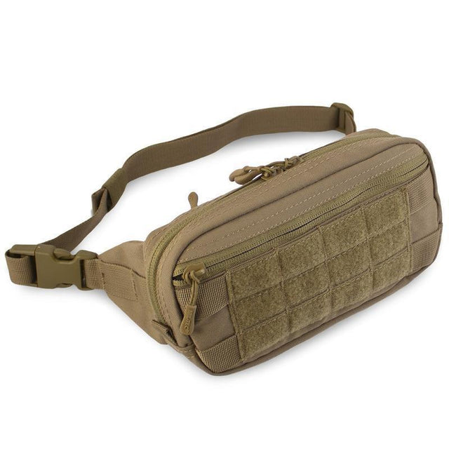 Sacoche banane Mil-Tec Fanny Pack à ceinture en polyester avec fixations MOLLE en façade et poche filet intérieure
