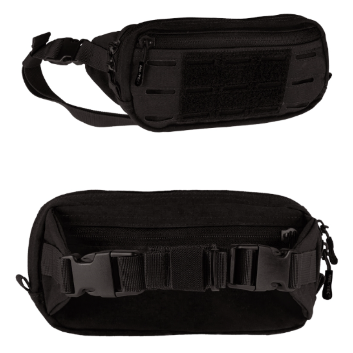 Sacoche banane Mil-Tec Laser Cut polyester 700D 23,5 × 12 cm avec ceinture réglable