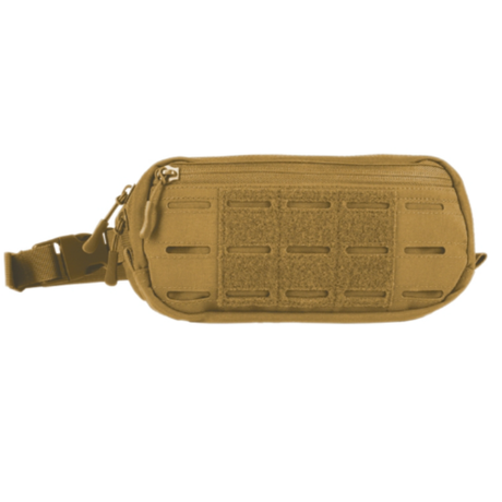 Sacoche banane Mil-Tec Laser Cut polyester 700D 23,5 × 12 cm avec ceinture réglable