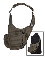 Sacoche bandoulière Mil-Tec Sling Bag multifonction en polyester PVC avec rembourrage EVA et fixations MOLLE