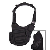 Sacoche bandoulière Mil-Tec Sling Bag multifonction en polyester PVC avec rembourrage EVA et fixations MOLLE