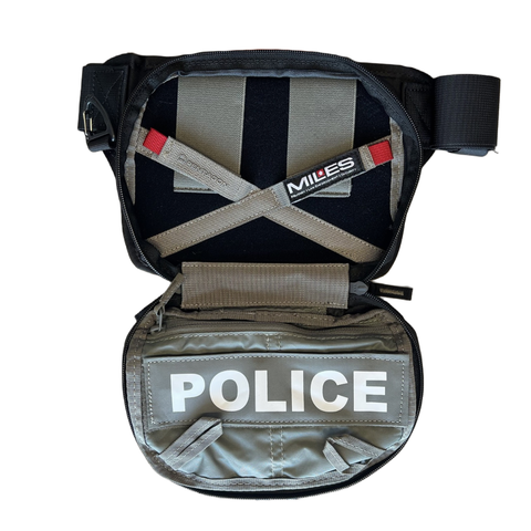 Sacoche de dissimulation Pentagon Runner en polyester 640D 3 L à poche arme ambidextre