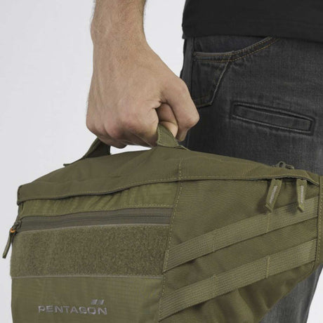 Sacoche de dissimulation Pentagon Telamon en polyester 600D 8,5 L à compartiment arme et poche documents