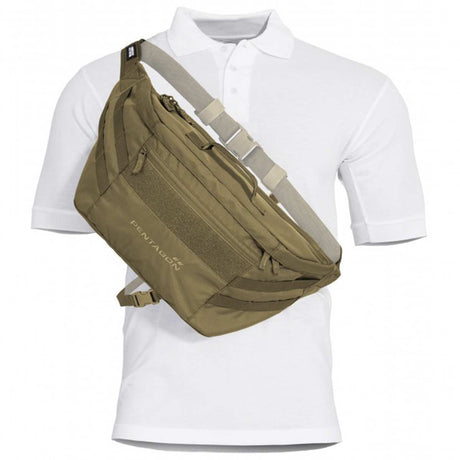 Sacoche de dissimulation Pentagon Telamon en polyester 600D 8,5 L à compartiment arme et poche documents