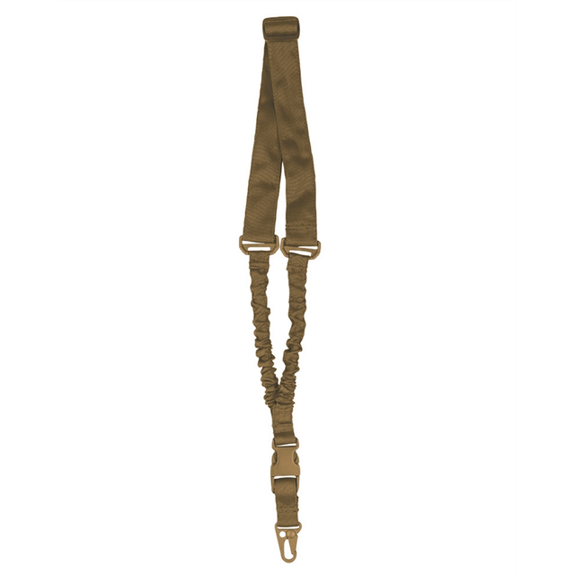 Sangle pour arme 1 point Mil-Tec Basic Bungee polyester avec mousqueton métallique et inserts élastiques