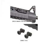 Section de rail Picatinny M-LOK Magpul en polymère 5 fentes longueur 6,3 cm