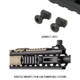 Section de rail Picatinny Magpul M-LOK 7 emplacements 8,3 cm composite renforcé