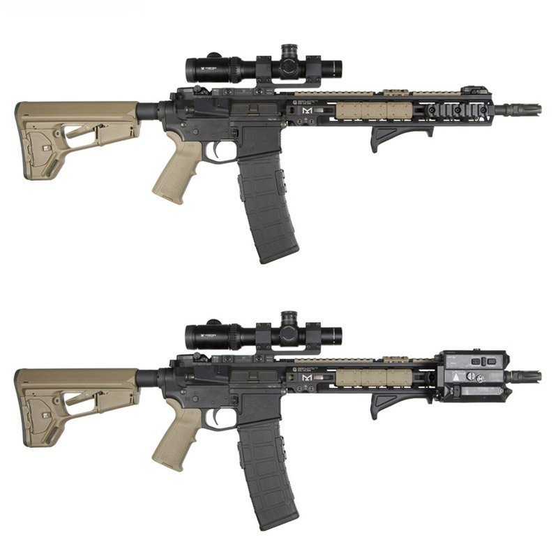 Section de rail Picatinny Magpul M-LOK 9 emplacements en polymère avec visserie