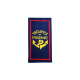 Serviette de plage Opex coton 80 x 160 cm face velours dos bouclette marquage TDM