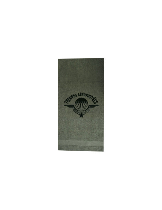 Serviette militaire Opex en coton 50 x 100 cm avec marquage Para troupes aéroportées