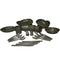 Set de table et couverts Mil-Tec 26 pièces en polypropylène pour quatre personnes 1 kg