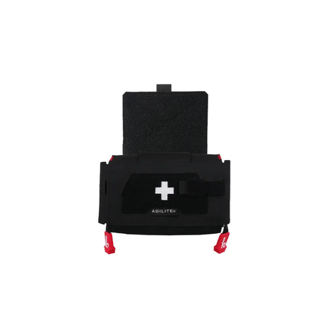Support MOLLE Agilite Hanger pour suspendre un kit de trauma sous le porte-plaques
