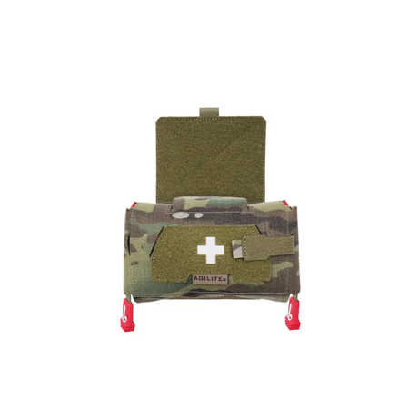 Support MOLLE Agilite Hanger pour suspendre un kit de trauma sous le porte-plaques