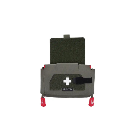 Support MOLLE Agilite Hanger pour suspendre un kit de trauma sous le porte-plaques