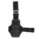 Support de cuisse compact Vega Holster en polymère injecté, sangle antidérapante et boucle pivotante