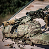 Support de tir tactique Eberlestock ultraléger montable sur sac compatible MOLLE