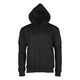 Sweat à capuche Mil-Tec Tactical en coton-polyester avec poches bras et fermeture éclair frontale