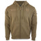 Sweat à capuche Mil-Tec Tactical en coton-polyester avec poches bras et fermeture éclair frontale