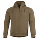 Sweat à capuche Pentagon Leonidas 2.0 en coton-polyester à emplacements auto-agrippants et poche poitrine