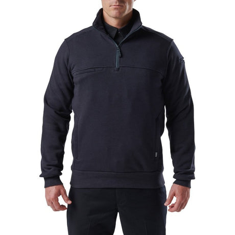 Sweat polaire Job Shirt Quart de Glissière 2.0 5.11 Tactical coton coudes renforcés toile