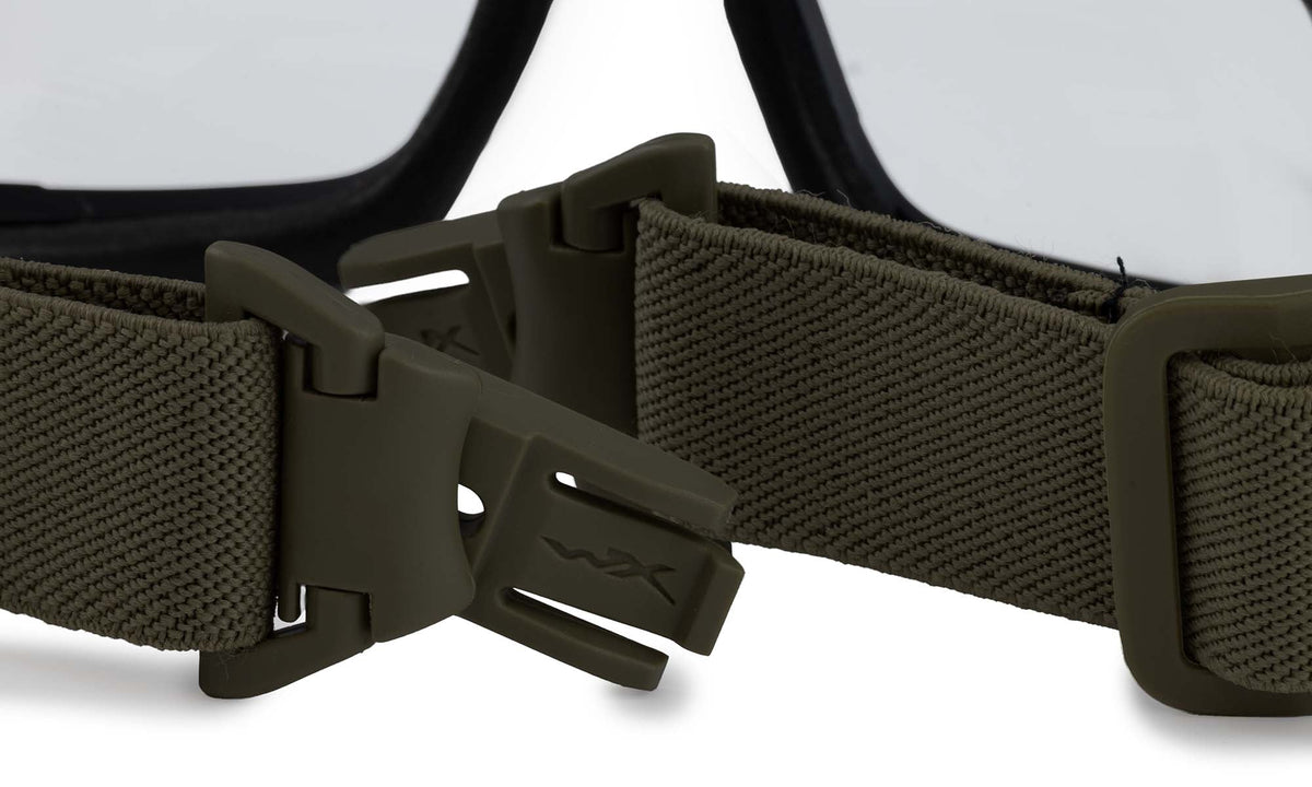 Système de fixation sur rails ARC Wiley X pour masque WX Lynx montage sur casque