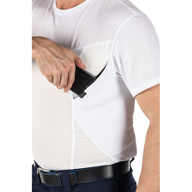 T-shirt CAMS 5.11 Tactical à holster intégré pour un port discret d'arme de poing