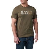 T-shirt Traveler Tee 5.11 Tactical logo graphique polycoton traité antimicrobien