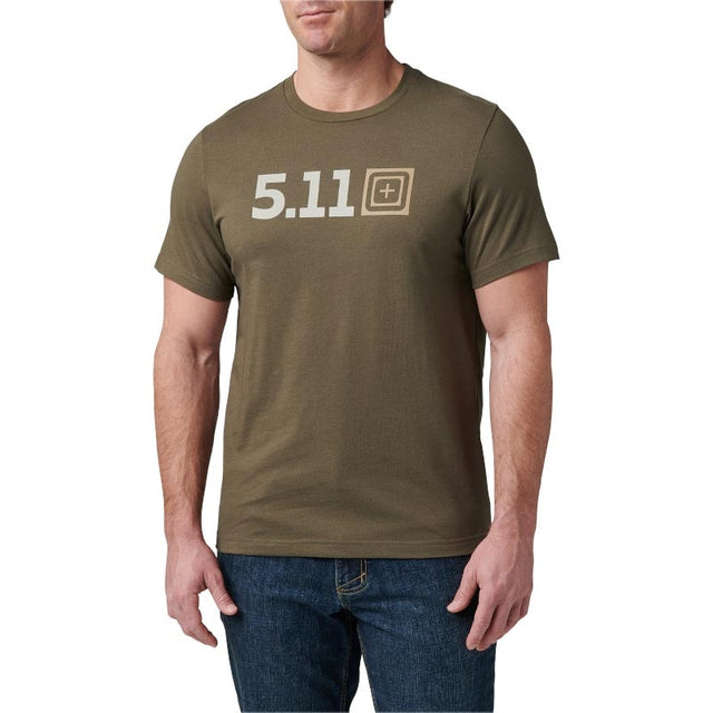T-shirt Traveler Tee 5.11 Tactical logo graphique polycoton traité antimicrobien