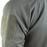 T-shirt manches longues Mil-Tec Tactical Quickdry polyester respirant avec boucles pouces
