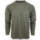 T-shirt manches longues Mil-Tec Tactical Quickdry polyester respirant avec boucles pouces