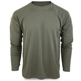 T-shirt manches longues Mil-Tec Tactical Quickdry polyester respirant avec boucles pouces
