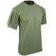 T-shirt tactique Mil-Tec en 100 % coton avec poches auto-agrippantes sur les deux manches pour patches