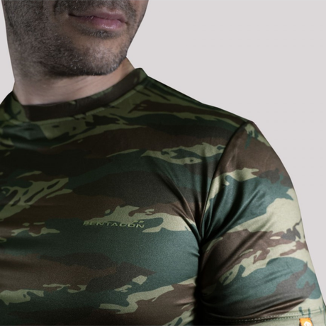 T-shirt technique Pentagon Apollo Tac-Fresh en maille respirante anti-odeur coupe près du corps