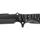 Couteau à lame fixe TB Outdoor Maraudeur Lisse Toxifié acier Acier MOX lame 113 mm