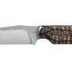 Couteau à lame fixe TB Outdoor Commandeur Ziricote Toxifié acier ALENOX lame 108 mm